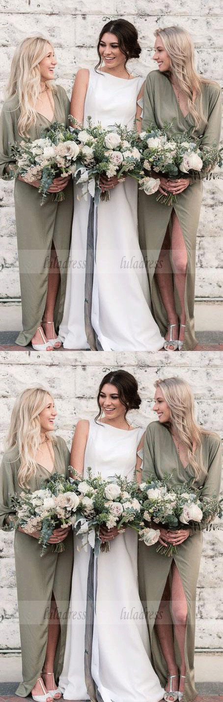 Mermaid Sleeveless Bridesmaid Dresses,Long Simple Bridesmaid Dresses luladress Mermaid Sleeveless Bridesmaid Dresses,Long Simple Bridesmaid Dresses luladress