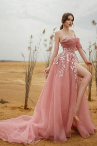 Gorgeous Long Sweetehart Sequins Appliques Prom Dress,BD93016