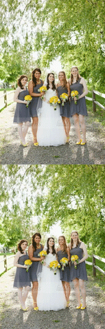Chiffon Bridesmaid Dresses,Short Bridesmaid Dresses