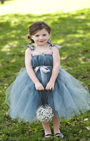 Tulle Flower Girl Dresses, Cheap Little Girl Dresses for Wedding,BW97226