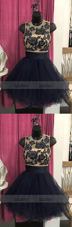 tulle short prom dress, homecoming dress