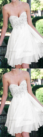 Sparkle Homecoming Dresses,Beautiful Homecoming Gowns,Short Prom Gown