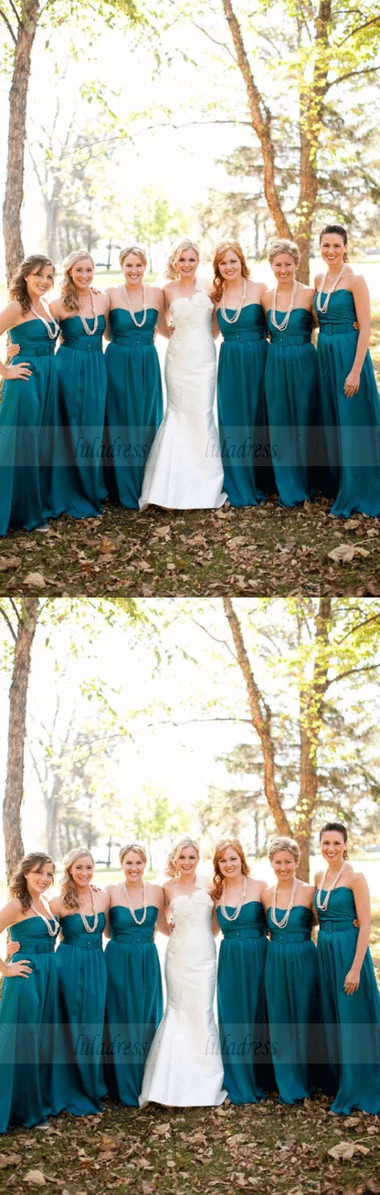 long bridesmaid dresses,elegant wedding party dresses