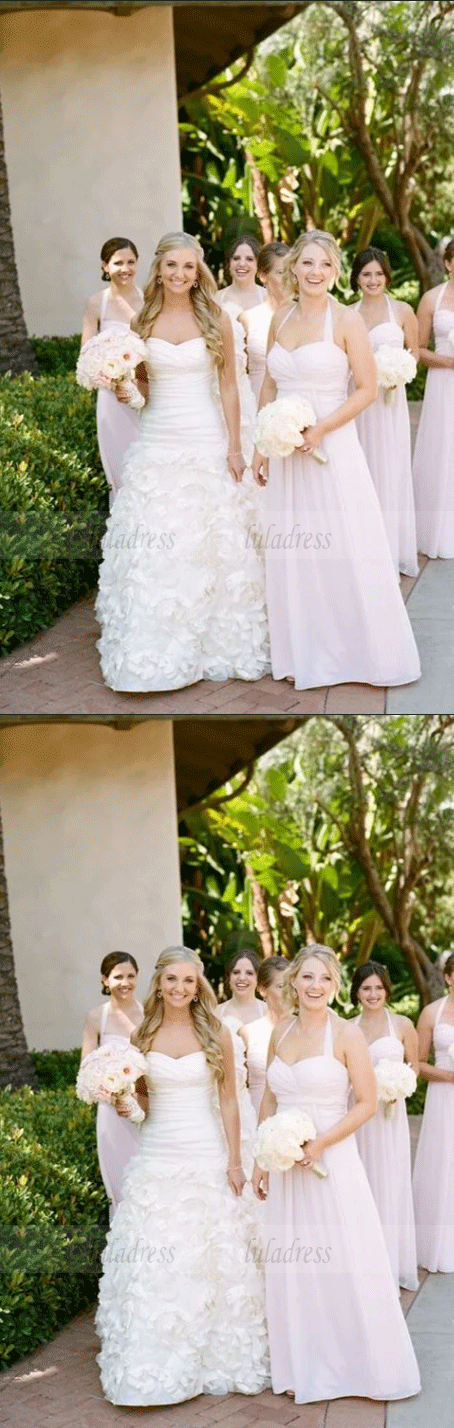 Sweetheart Long Bridesmaid Dress