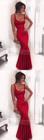Sexy Sleeveless Mermaid Evening Dress Long Prom Dress