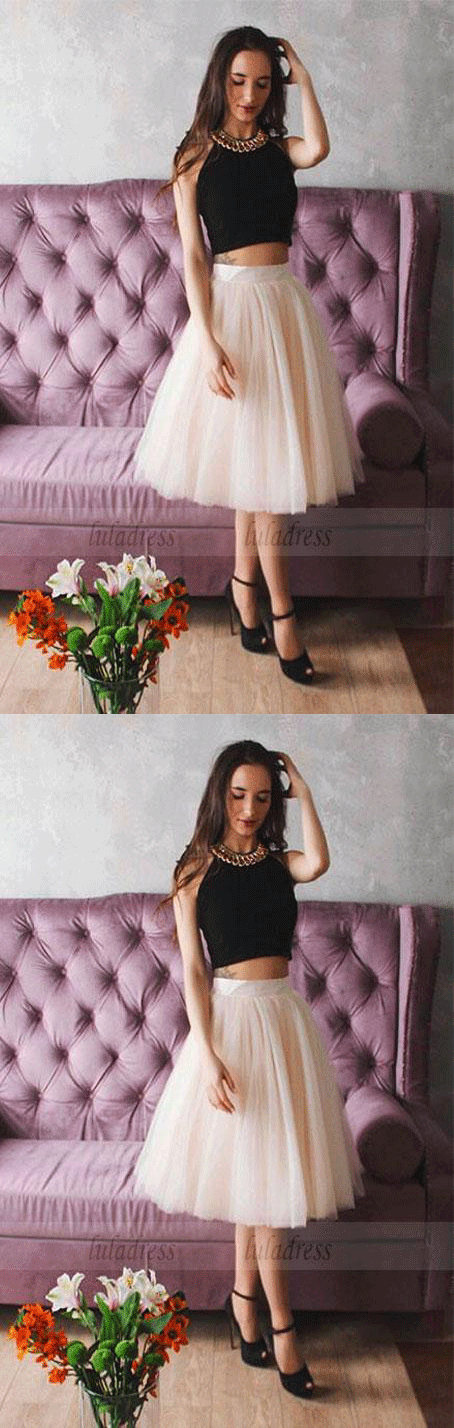 Ball Gown Sweetheart Short Ivory Tulle Homecoming Dress with Appliques