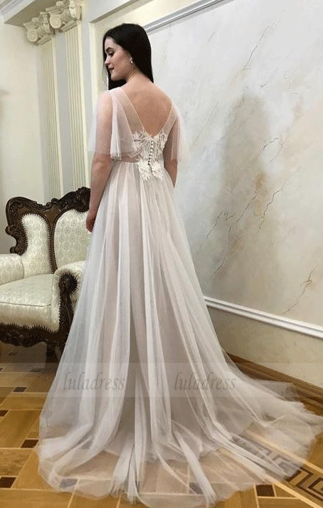 Boho Vintage Wedding Dress,Boho Chic Bridal Dress luladress Boho Vintage Wedding Dress,Boho Chic Bridal Dress luladress