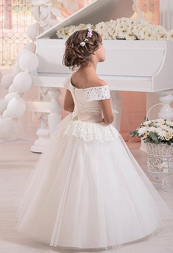 Girl Communion Party Prom Princess Pageant Bridesmaid Wedding Flower Girl Dress