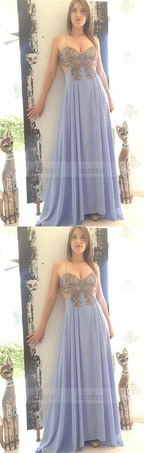 fashion simple gowns with appliques beaded, chic dresses for special occasion