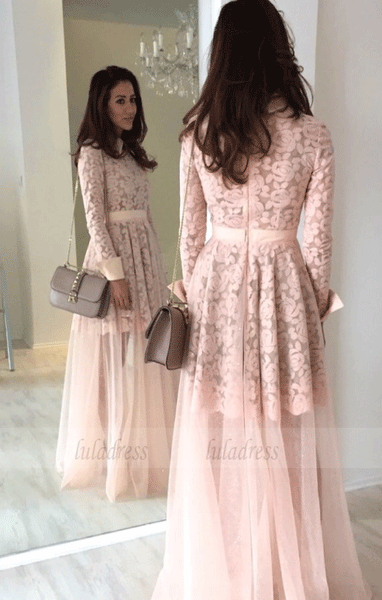 Long Sleeve Prom Dress,Sheath Prom Dress,Fashion Prom Dress,BD99972