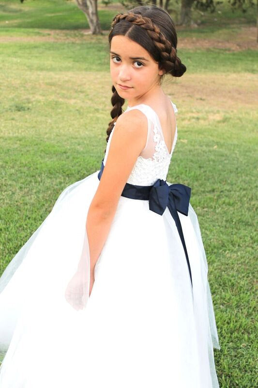 Princess Flower Girl Dresses, Girl Wedding Party Gowns