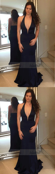 Black Prom Dress,Halter Prom Dress,Long Prom dress,Elegant Prom Dress,Sheath Prom Dress,BD99921