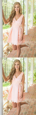 pink homecoming dresses,short homecoming dresses,satin homecoming dresses