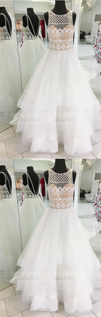 Princess A-line Long Prom dress