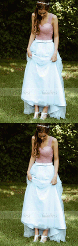 Simple Bridesmaid Dress,Tulle Long Evening Dresses