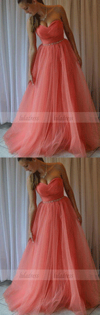 Beading Evening Gown,Modest Evening Dress,Prom Dresses,Elegant Evening Dresses