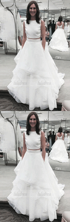 2 Pieces Party Dresses,Evening Gowns,Simple Formal Dress For Teens