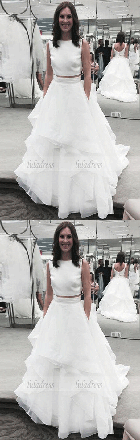 2 Pieces Party Dresses,Evening Gowns,Simple Formal Dress For Teens