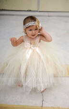 Flower Girl Dress Lace Flower Girl Dress Rustic Country Wedding Dress Baptism Christening Dress