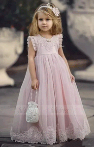 Plus size flower top girl dresses wholesale