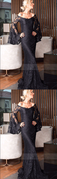 Black Long Prom Dresses, Formal Evening Dresses,BW97107