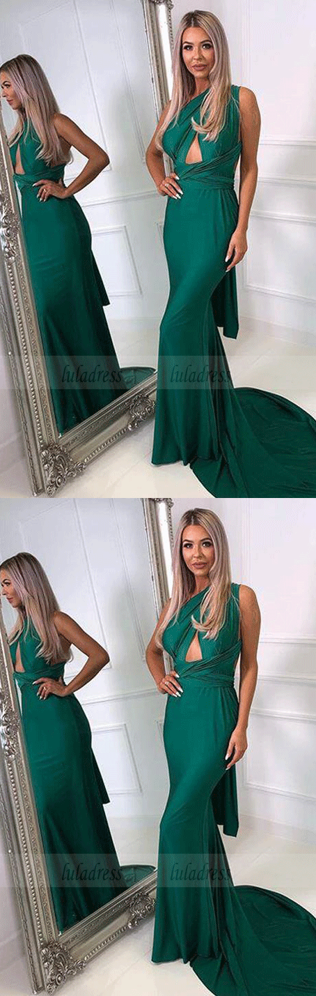 Mermaid Jersey Sexy Long Prom Dresses