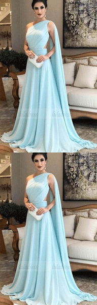 Simple chiffon prom dresses,floor length party dresses,BD98073