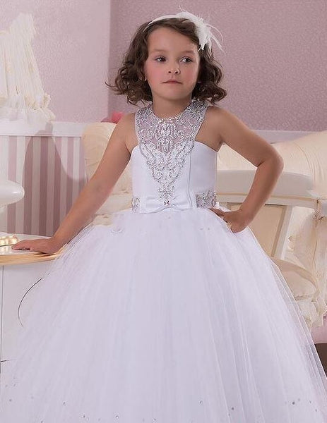 Girls First Communion Dress For Wedding Party.Flower Girls Dresses,BD98865