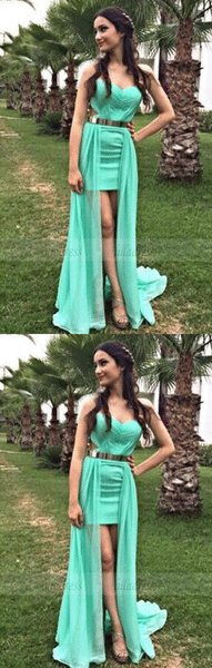 Charming Prom Dress, Chiffon Long Prom Dresses, Sexy Sleeveless Evening Dress,BD99046