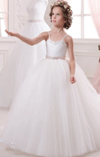 Flower Girl Dress Kid Party Pageant Princess Formal Wedding Bridesmaid