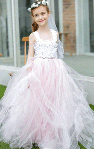 girls communion dress,girls wedding party dress,Flower Girl Dresses,BD98844