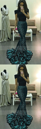 elegant off shoulder prom party dresses