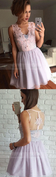 Hot Sale Short Homecoming Prom Dress Trendy Lilac Prom Dresses,BD98407