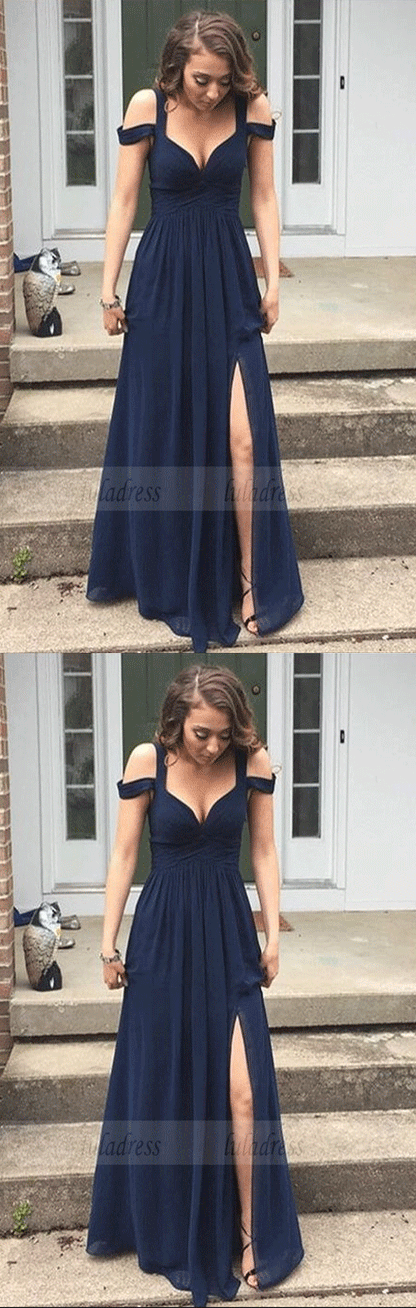 Sleeveless Chiffon Prom Dresses,Sexy Long Prom Dresses,Formal Dress
