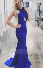 Long Prom Dress,Royal Blue Mermaid Prom Dress,Formal Evening Dress