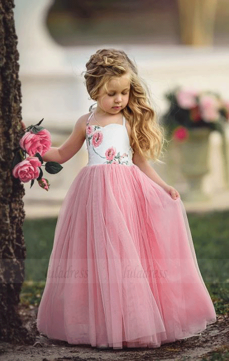 Flower Girl Dresses Pageant Party Dance Wedding Birthday Gift Formal Gown