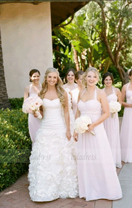 Sweetheart Long Bridesmaid Dress,BW97277