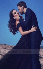Off the Shoulder Prom Dresses,A-line Evening Dresses,Formal Women Dress