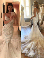 Sexy Lace Mermaid Wedding Dresses