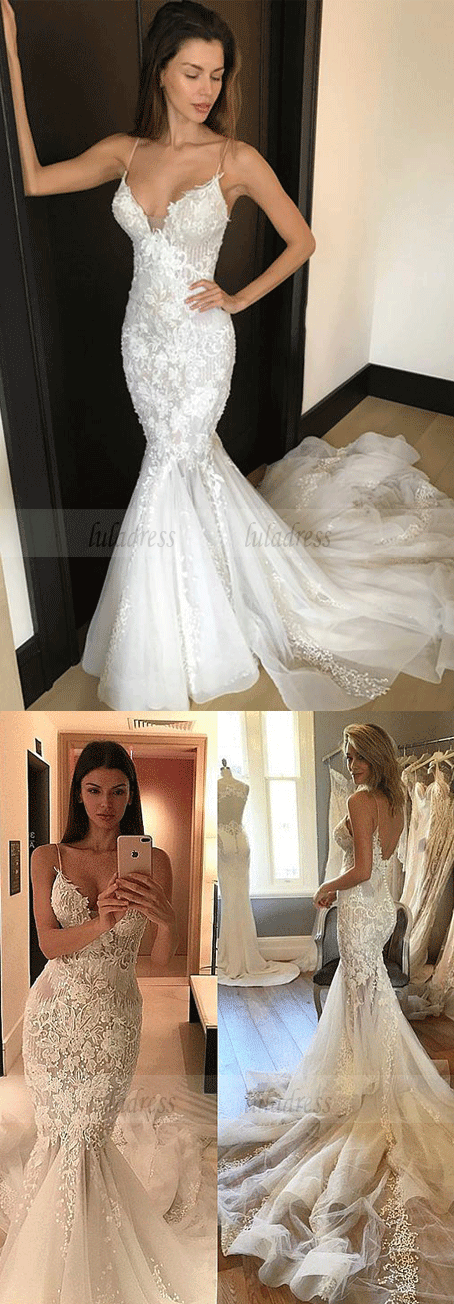 Sexy Lace Mermaid Wedding Dresses
