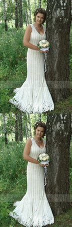 Lace Wedding Dress,White Wedding Dress