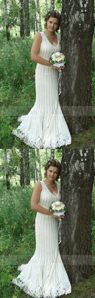 Lace Wedding Dress,White Wedding Dress,BW97332